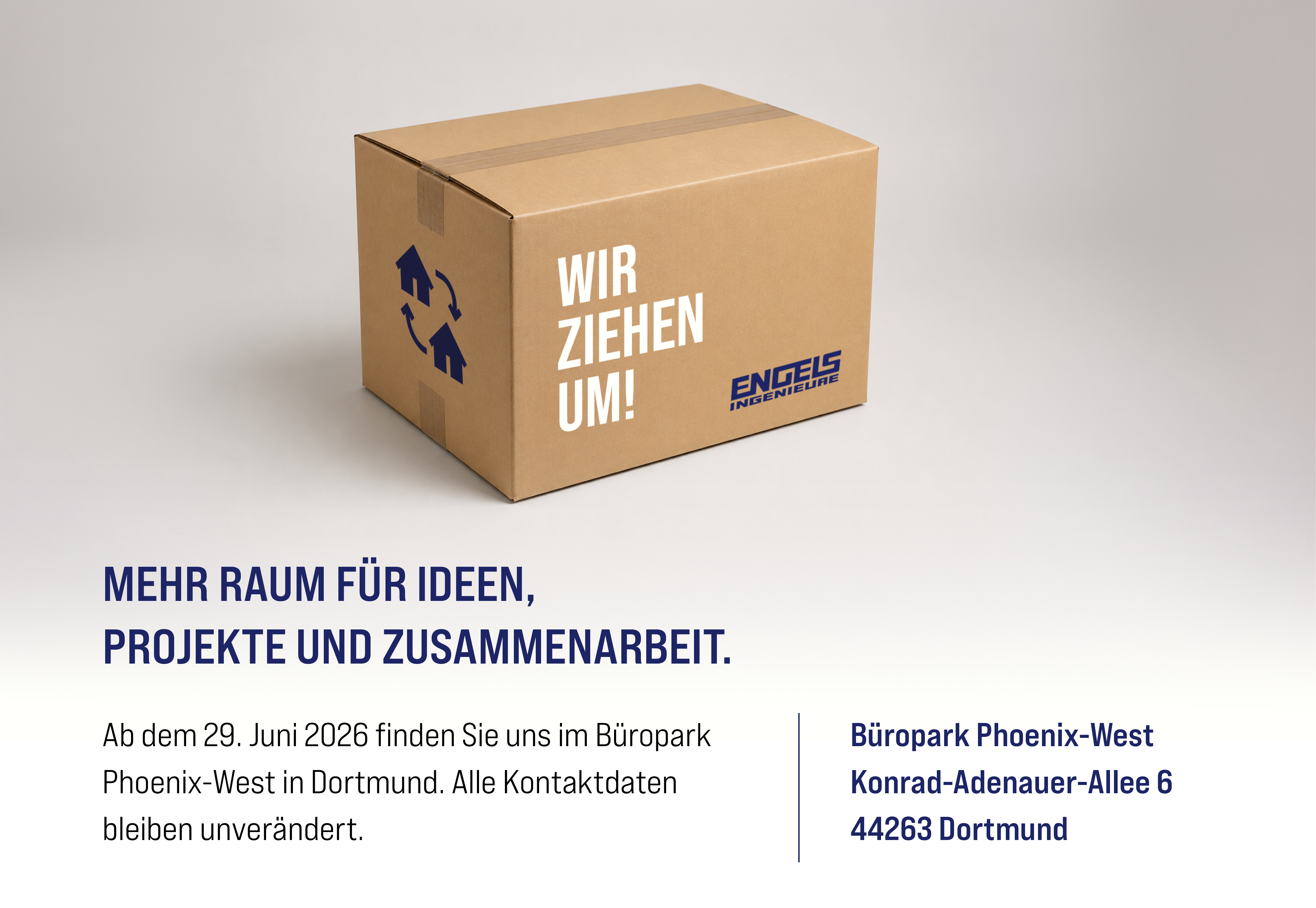 wir sind umgezogen - neue Adresse: Büropark Phoenix-West, Konrad-Adenauer-Allee 6, 44263 Dortmund